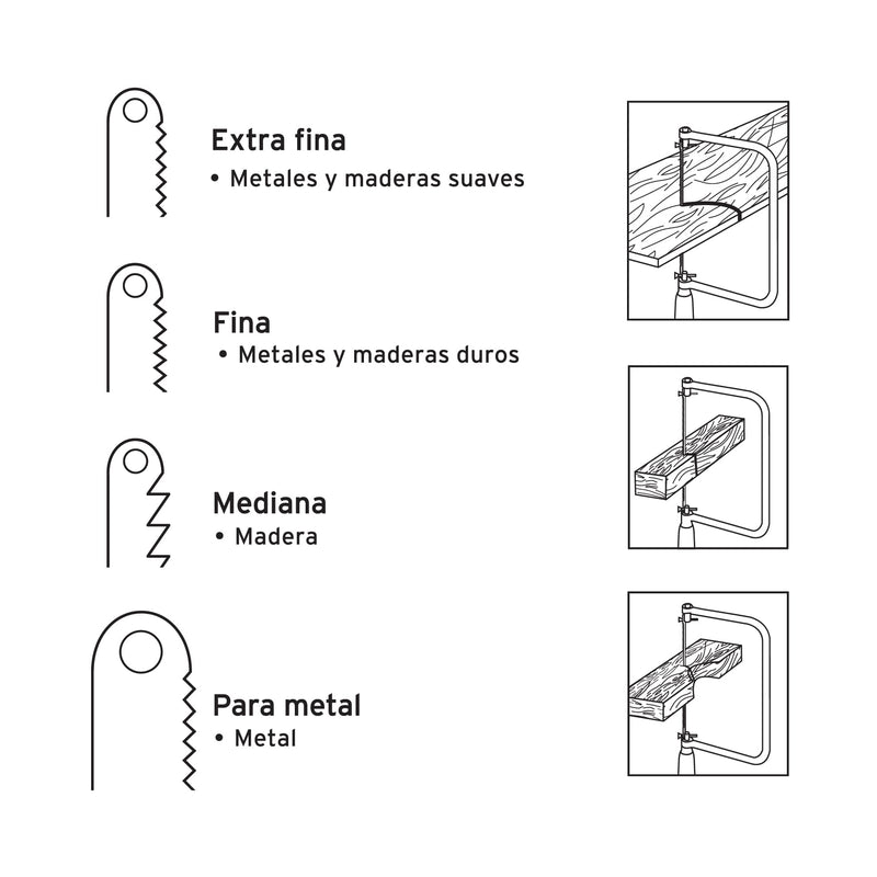 ARCO SIERRA TRUPER CALAR 6" C/ 5 SIERRAS