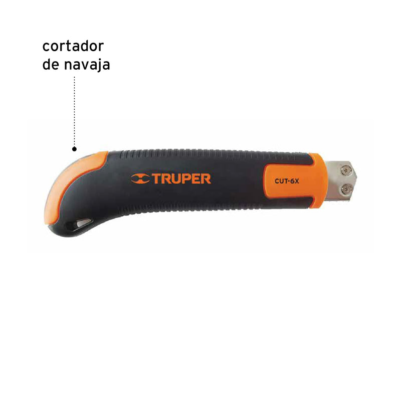 Cuchillo cartonero Truper 6"