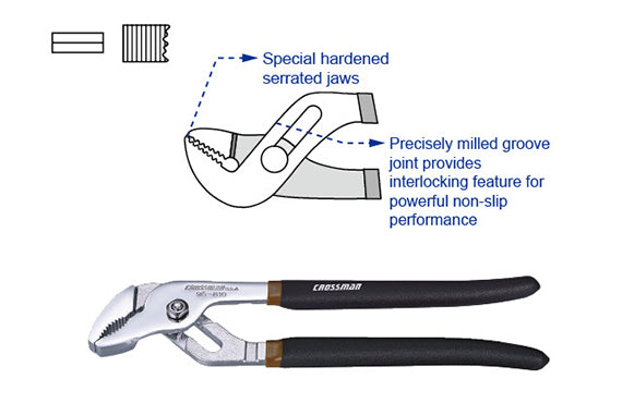 LLAVE BOMBA CROSSMAN 10"