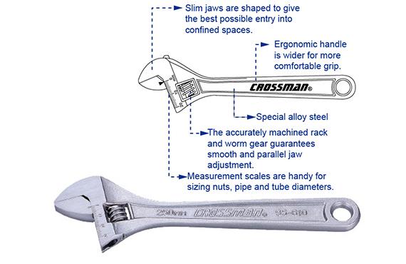 LLAVE FRANCESA CROSSMAN 15"